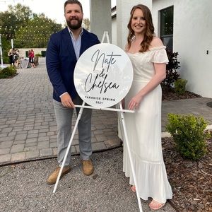 White Reformation Butterfly dress